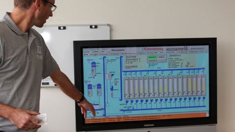 Les mélanges de blés sont contrôlés par des process industriels automatisés. A.Tandeau Les mélanges de blés sont contrôlés par des process industriels automatisés. A.Tandeau